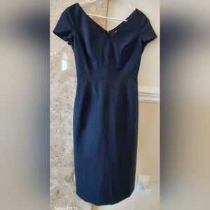 Navy blue dress from Banana Republic
